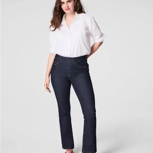 LOW START!! NWOT- SPANX STRETCH Pull On Flare Leg Jeans